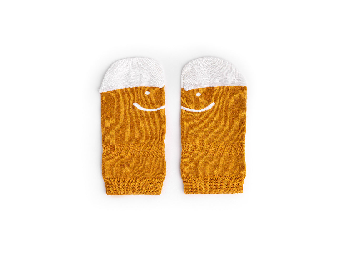 Tip Toey Joey - Kit Chaussettes Smile Bleu / Moutarde
