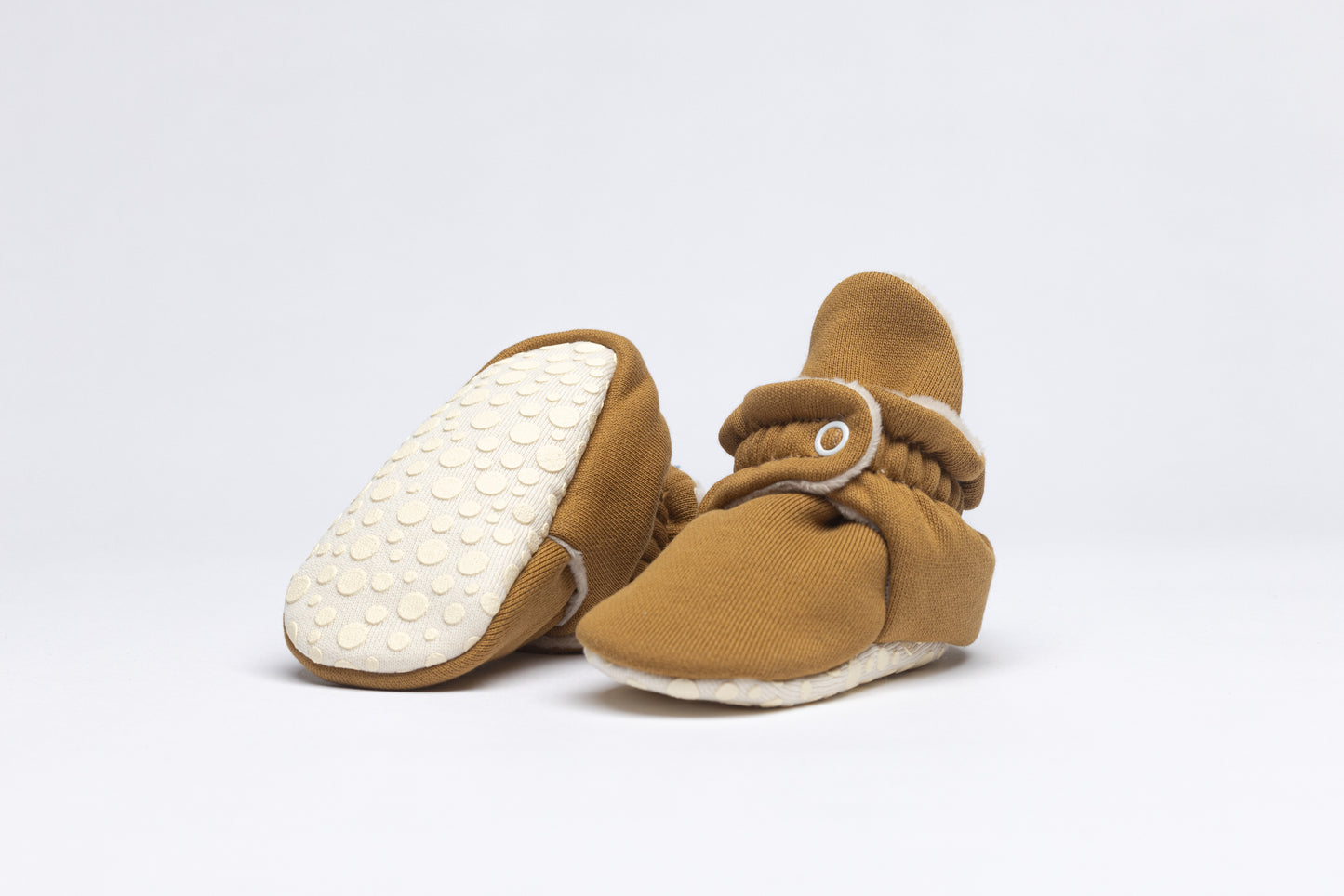 Babyschuhe Fluffy Honey Senf