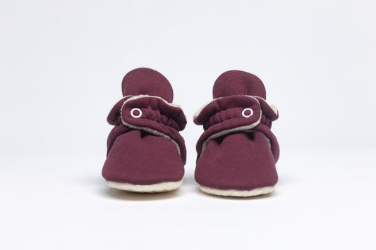 Baby Booties Fluffy Cherry Pie