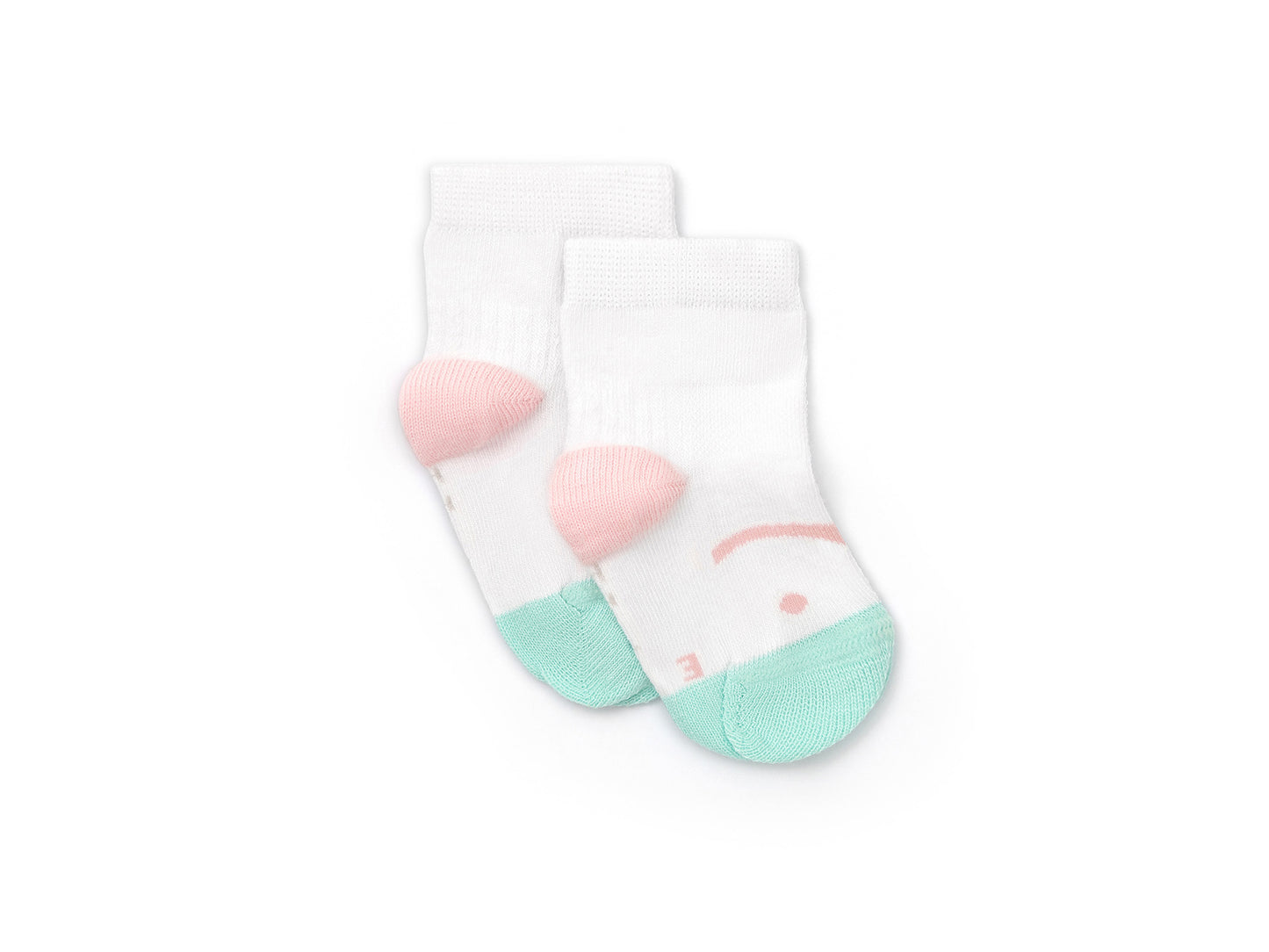 Tip Toey Joey - Chaussettes Smile Vert/ Rose