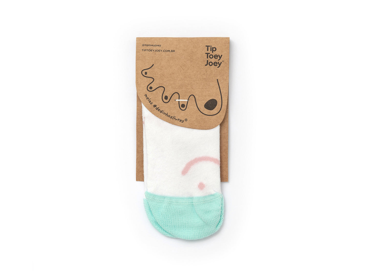 Tip Toey Joey - Chaussettes Smile Vert/ Rose