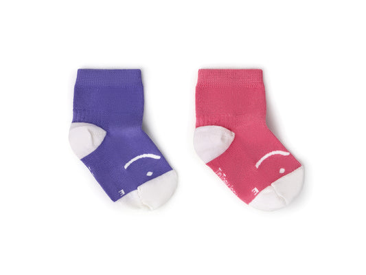 Tip Toey Joey - Kit Chaussettes Smile Rose / Violet