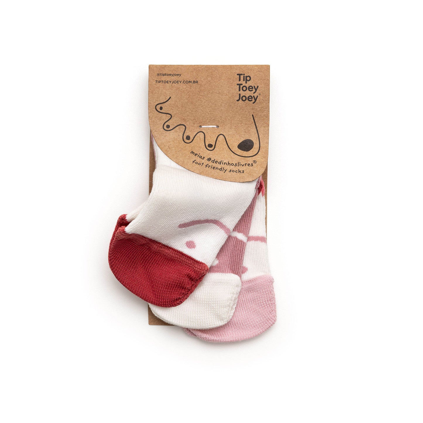 Tip Toey Joey - Kit Chaussettes Smile Rose