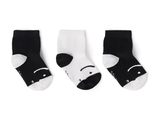 Tip Toey Joey - Kit Chaussettes Smile Noir / Blanc