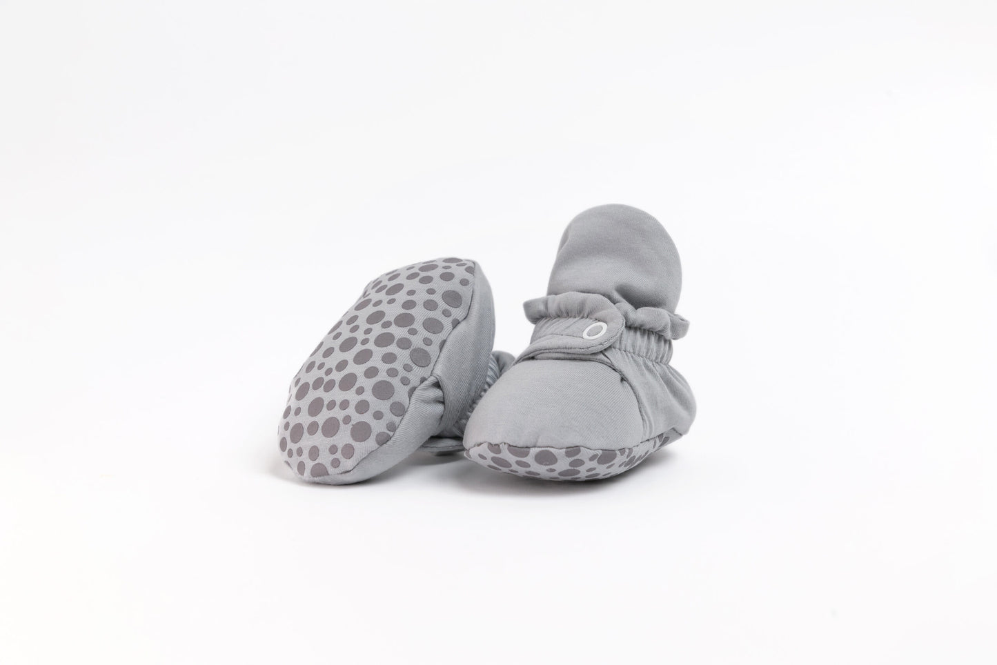 Baby Booties Silver Macaron